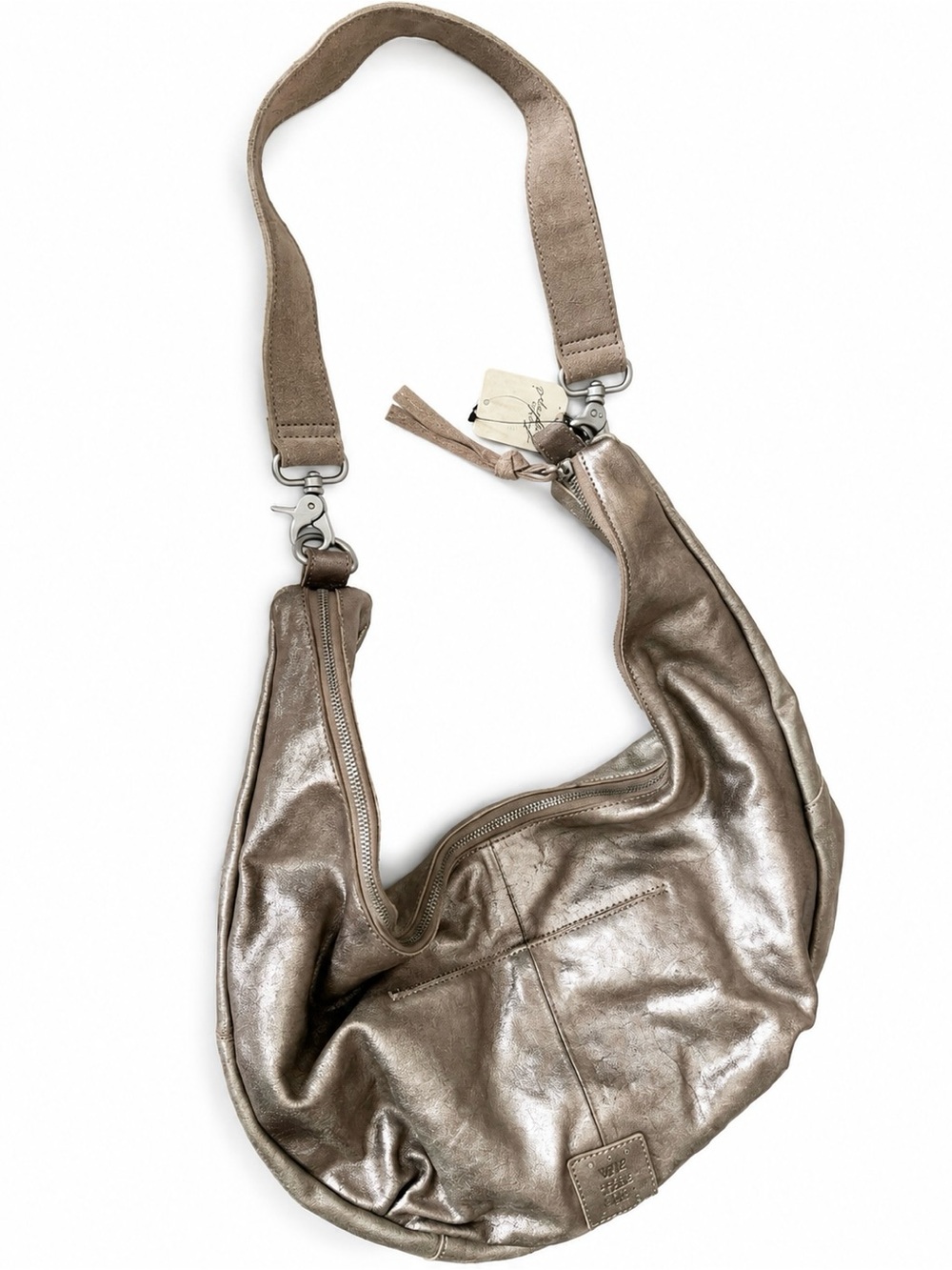 Free People We The Free Leather Sparta Sling Crossbody Shoulder Bag NWT SOLD OUT - Picture 5 of 16